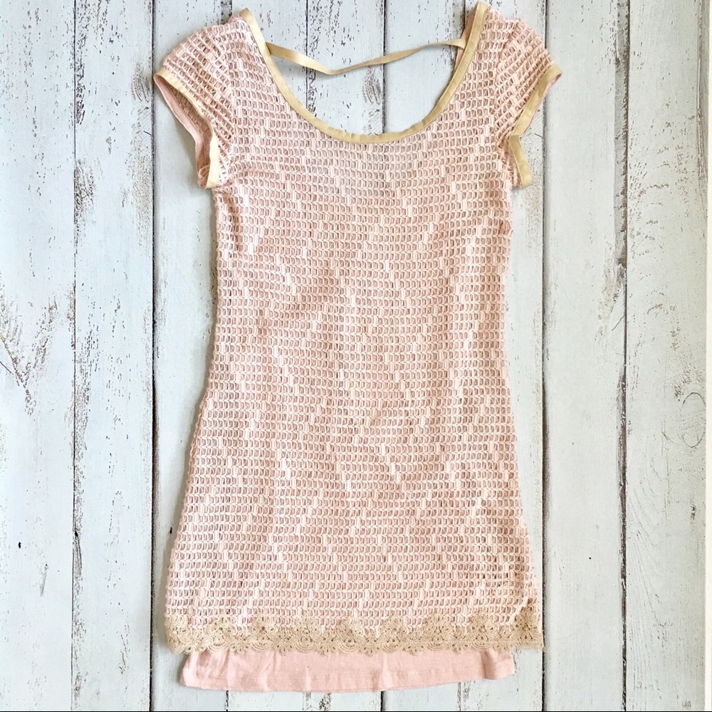 Free People | Blush Layered Dress